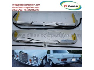 Mercedes W108 W109 EU Style Bumpers With Rubber