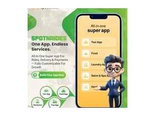 Launch Your AI-Powered Super App with SpotnRides