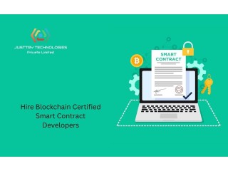 Hire Blockchain Certified Smart Contract Developers - Justtry Technologies