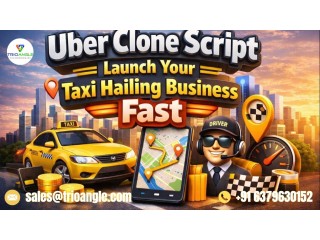 Uber Clone Script for Scalable Taxi Hailing Business