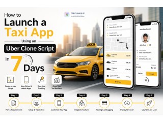Get Your Uber Clone App Ready for Market in Just 7 Days