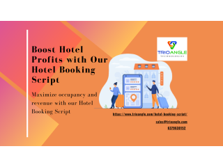 Boost Hotel Profits with Our Hotel Booking Script